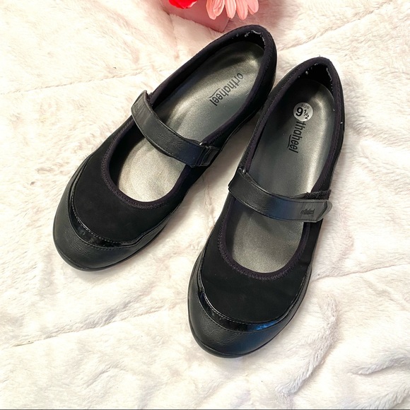 Vionic Shoes - 9.5 Orthoheel Vionic Arcadia black Mary Janes with velcro strap